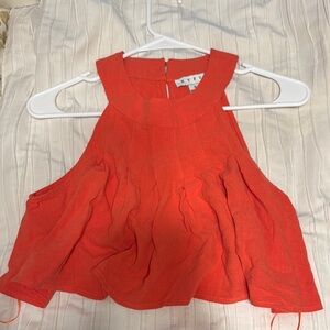 Red Sleeveless Top